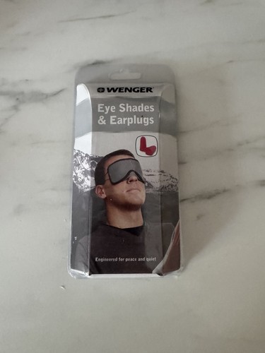 Wenger eye shades - shades, earplugs