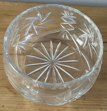 Hand Cut Lead Crystal Etched