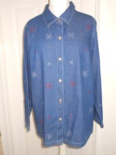 Quacker Factory/QVC Blue Denim