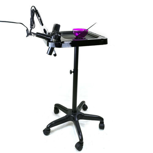 Salon rolling tray - rolling, cart+wheel