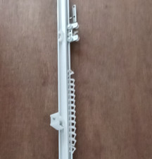 2.8 metres white metal black-out curtain track - Used, very good condition