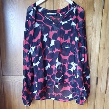 Jaeger sheer blouse size 10