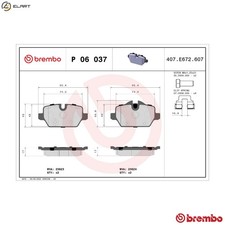 BRAKE PAD SET DISC BRAKE P 06