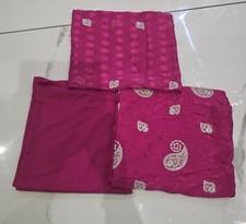 asian indian pakistani beautiful unstiched 3 piece suit