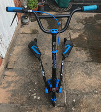 Yvolution Fliker Carver C3 Scooter V-Scooter - Blue