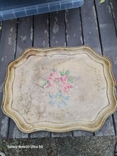 large vintage florentine tray