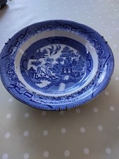 Willow pattern 10' dish with hanger