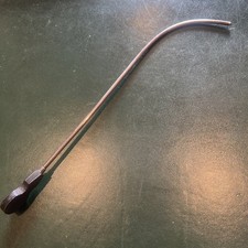 Medical Sound C 1830 Cylindrical Bladder Proximal Curve, Ebony Handle, Nickel Pl