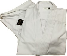 KARATE SUITS - MIDDLEWEIGHT (14oz) - WHITE - Sizes from 140cm to 190cm - cotton