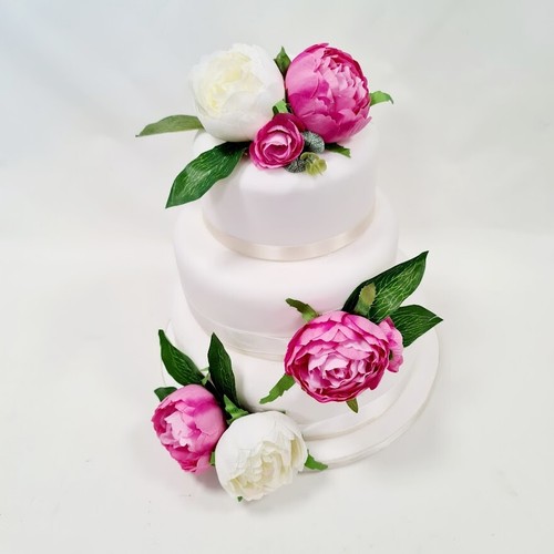 Wedding cake flowers - cake,