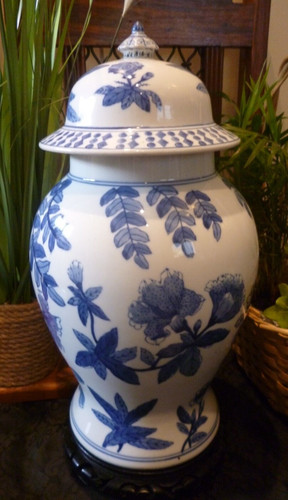 Large chinese porcelain lidded - chinese,