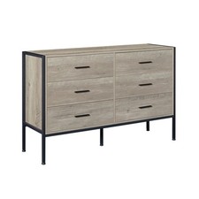 Wooden Dresser With 6 Drawers