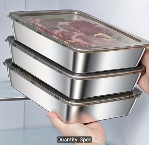 3pcs stainless steel - 3pcs,