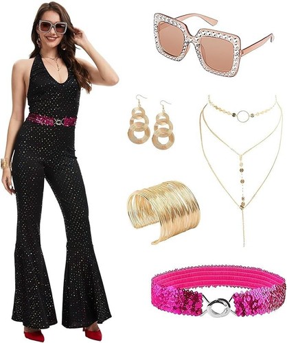 Women disco jumpsuit - women's,