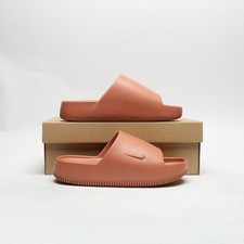 NIKE Calm Slides Men's Light Brown SIZE 7