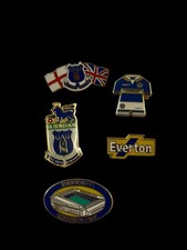 5 x Vintage Everton FC Pin Badges 1990’s