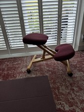 Wooden Kneeling Orthopaedic Ergonomic Posture Office Stool Chair Seat