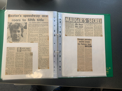 Exeter speedway newspaper - exeter,