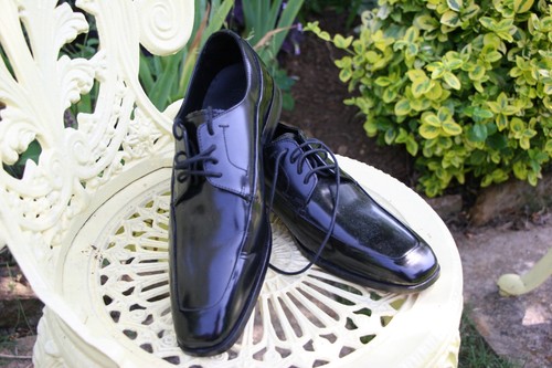 Mens black patent - mens, leather