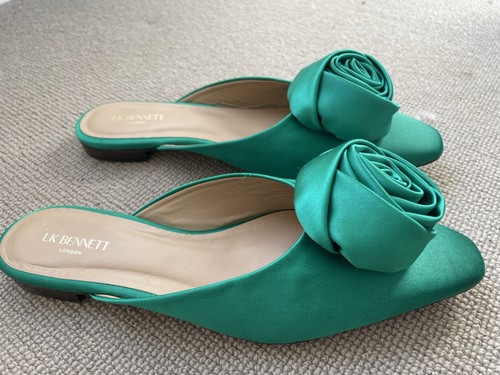 Bennett green satin - lk,