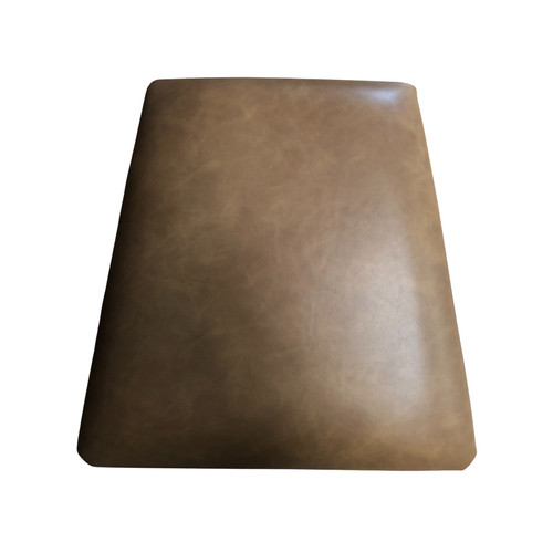 Chair pad vintage tan leather - vintage,