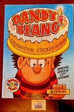 PANINI Dandy & Beano Celebration Sticker Album, Complete + an unused album(Y306)