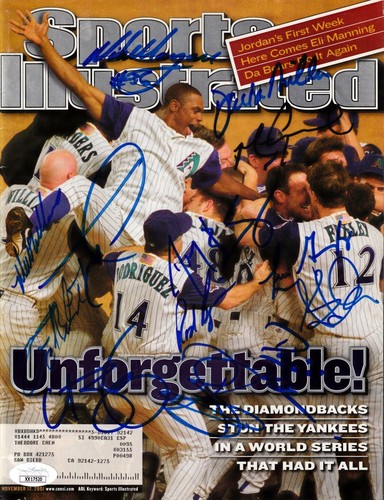 2001 diamondbacks team signed - team,