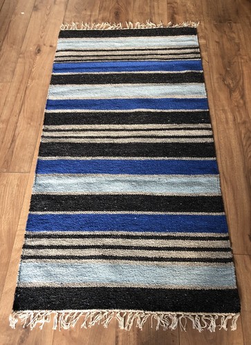 Blue striped recycled - striped, cotton