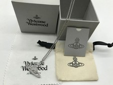 Vivienne Westwood Silver  Bas Relief Necklace Chain G0267