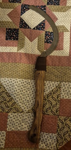 Restored vintage sickle - restored,