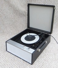 SUPERB BLACK DANSETTE APOLLO VINTAGE RECORD PLAYER - FULLY SERVICED & WORKING