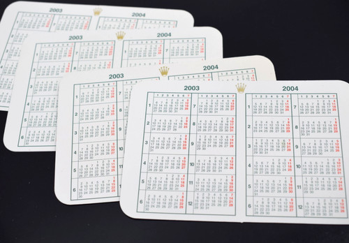 Rolex date calender - calender, yr