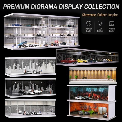 Diorama 64 diecast car - diorama, 1:43