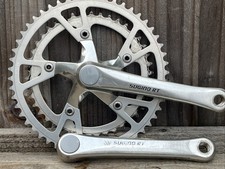 Vintage 1980’s Sugino RT Twin Bicycle Chainset 52/42t Rings 170mm Arms Quality!