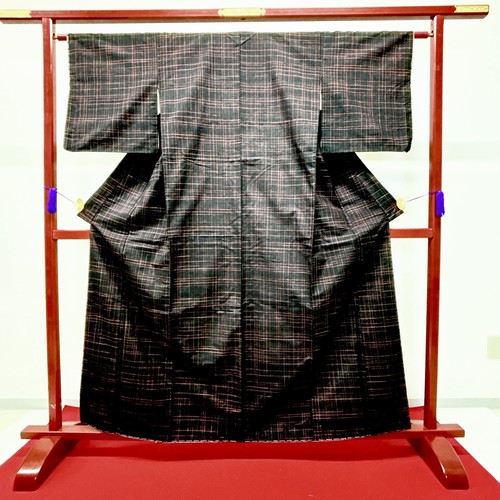 Japanese kimono tsumugi - kimono, 'tsumugi'