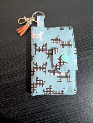 Blue scotty dog - scotty, card