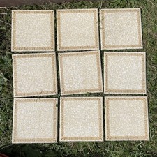 Vintage Wall Tiles By Pilkington's Tiles Mustard ". 6x6 Inch.