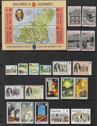 Guernsey 1987 sets - 1987-91,