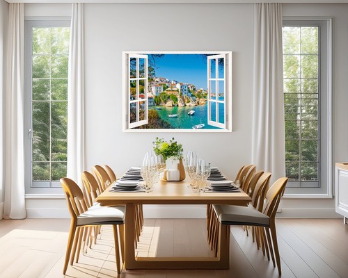 Canvas picture greek beach - greek,