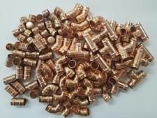 100 x 15mm Solder Ring Yorkshire Type Fittings Plumbing Copper Pipe DIY  ( FP9 )