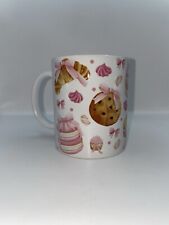 11oz Mug Pink Bows Pastries