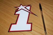 Nicky Hayden No1 Race Number (Large)