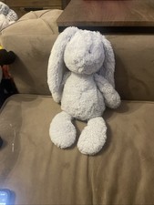 M&S Bunny Rabbit Soft Toy Grey Floppy Ears Super Soft 13”