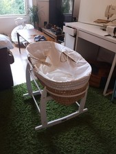 John Lewis Moses Basket and Rocker Stand