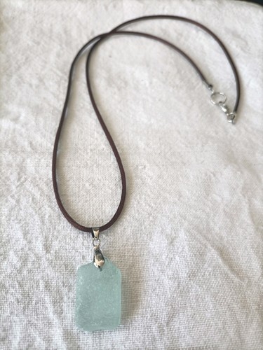 Genuine sea glass - genuine, pendant