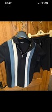 Boys Next Navy Striped 2 Piece