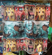 Vintage 1950s 1960s Cotton Fabric 