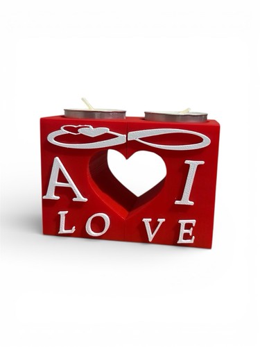 Personalized love candle - personalized,