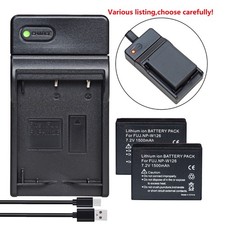 NP-W126 Battery or Charger For