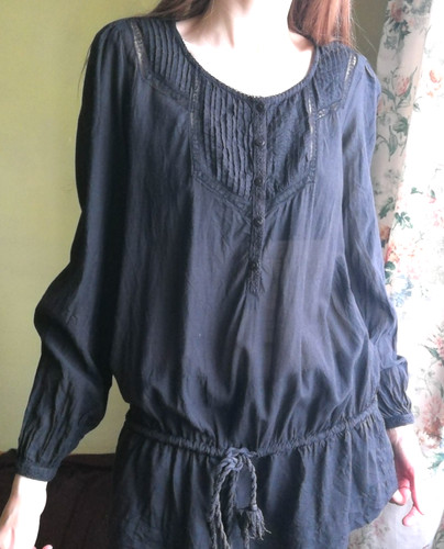 Victorian boho blouse with